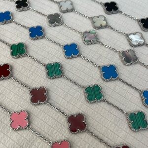 Elegant Multi-Color Clover Bracelets